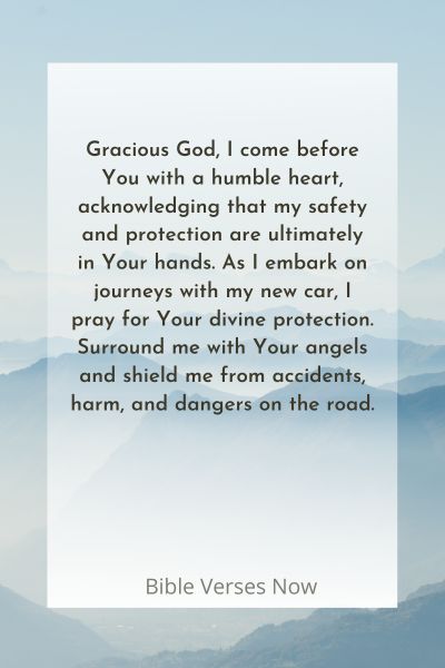 Prayer for Safety and Protection on the Road with a New Car