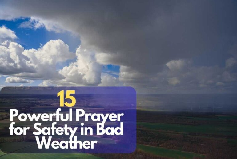 Prayer for Safety in Bad Weather