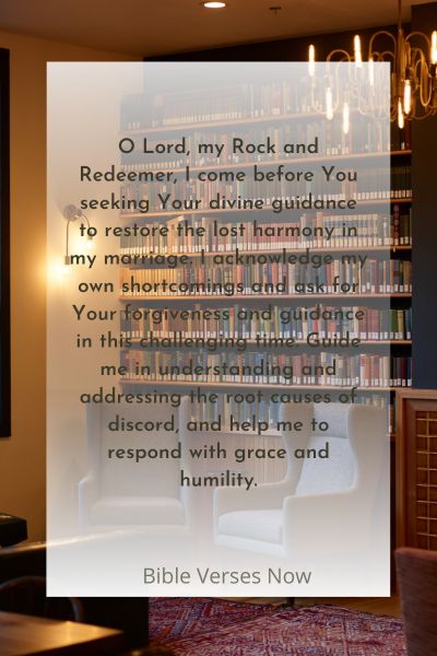 Praying for Divine Guidance to Restore Marital Harmony