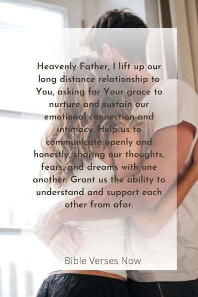 Praying for Emotional Connection and Intimacy Despite the Distance