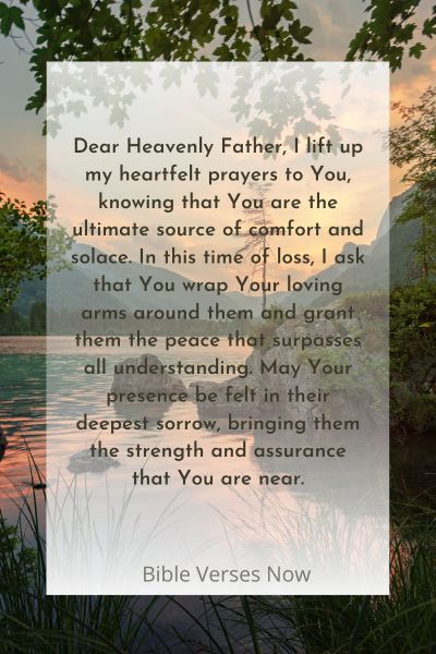 Praying for God's Comfort in Your Time of Lossfor Strength and Patience in a Long Distance Relationship