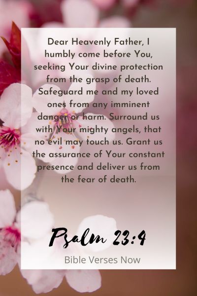 Praying for Protection from Death's Embrace