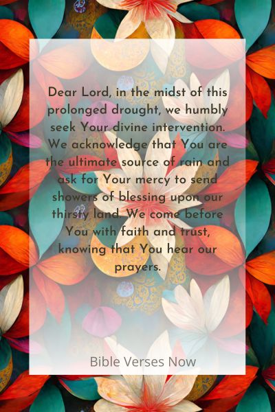 Praying for Rain Amidst Drought
