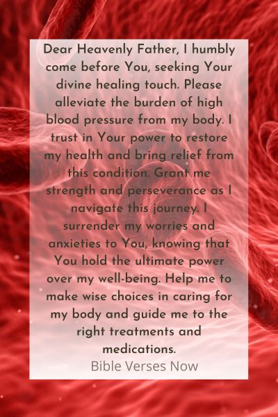 Praying for Relief from High Blood Pressure