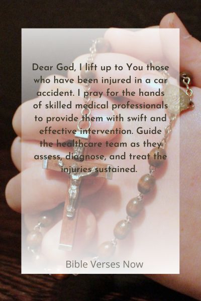 Praying for Swift Medical Intervention and Treatment for the Injured