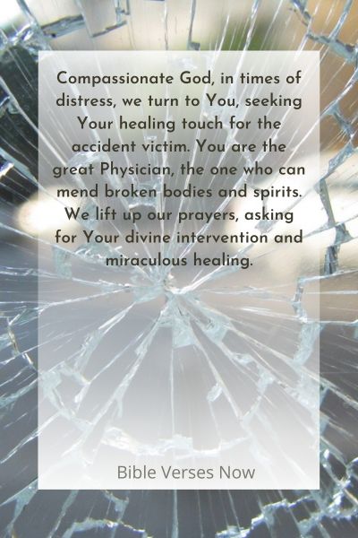 Praying for the Accident Victim's Healing