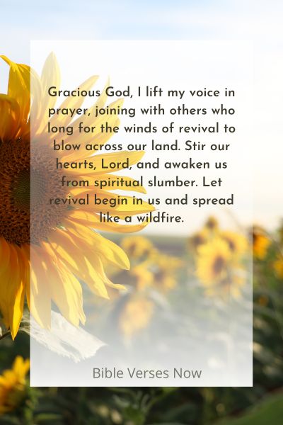 Praying for the Winds of Revival to Blow