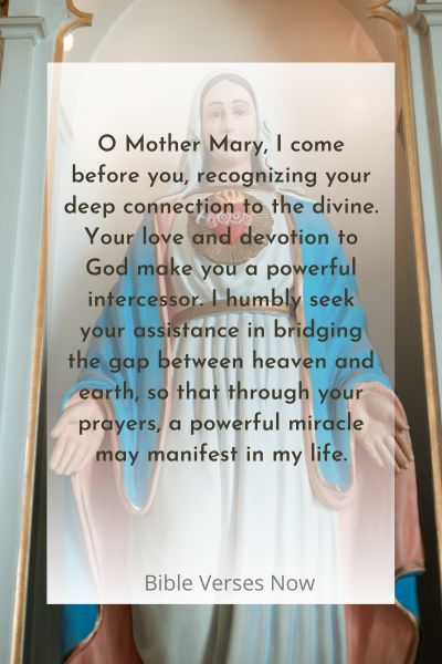 Praying to Mother Mary for a Powerful Miracle