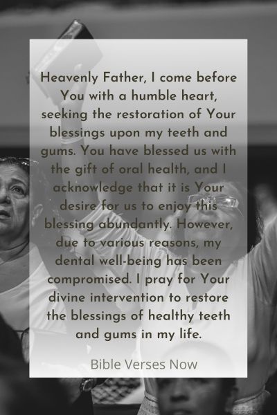 Restoring Gods Blessings to My Teeth and Gums