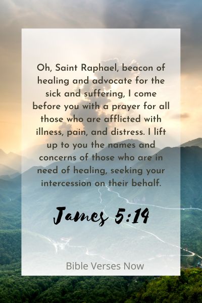 Saint Raphael's Prayer for the Sick and Suffering