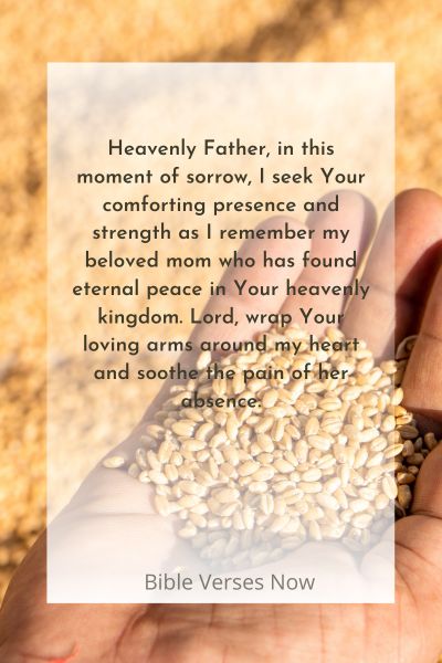 Seeking Comfort and Strength in Prayer for Mom's Eternal Peace