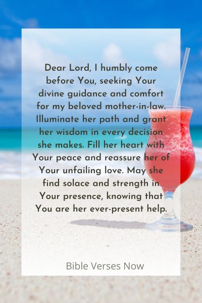 Seeking Divine Guidance and Comfort for My Beloved Mother-in-Law