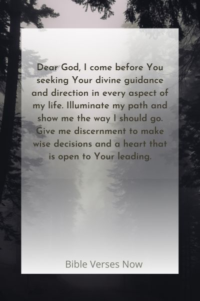 Seeking Divine Guidance and Direction
