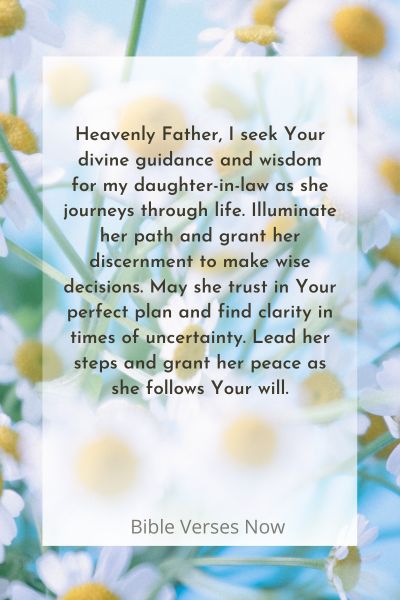 Seeking Divine Guidance for My Daughter-in-law's Journey