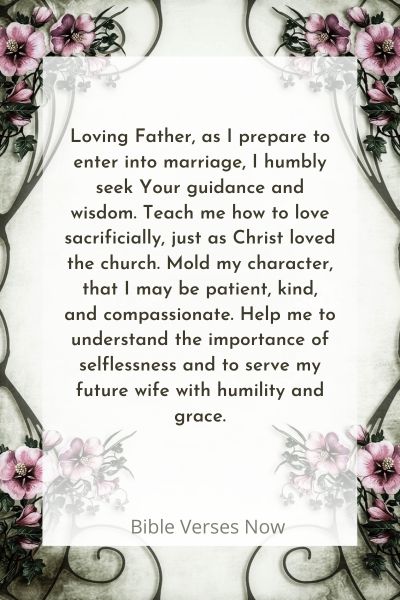 Seeking Divine Guidance in Preparing to Be a Loving Husband