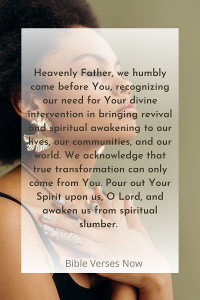 Seeking Divine Intervention for Revival and Spiritual Awakening