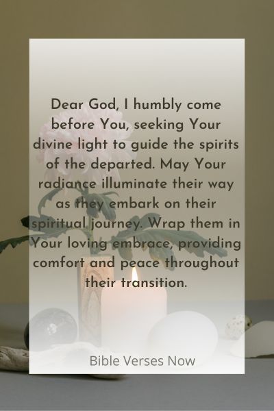 Seeking Divine Light to Guide the Spirits of the Departed
