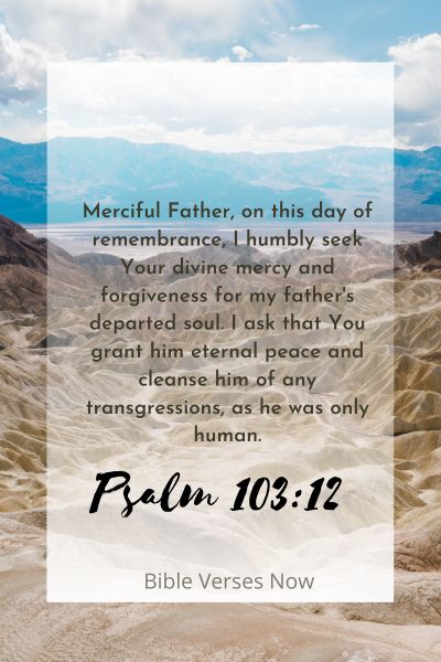 Seeking Divine Mercy and Forgiveness for My Father's Departed Soul