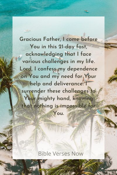 Seeking God's Help and Deliverance Through Fasting and Prayer