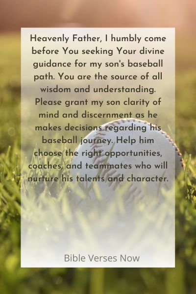 Seeking Guidance for My Son's Baseball Path