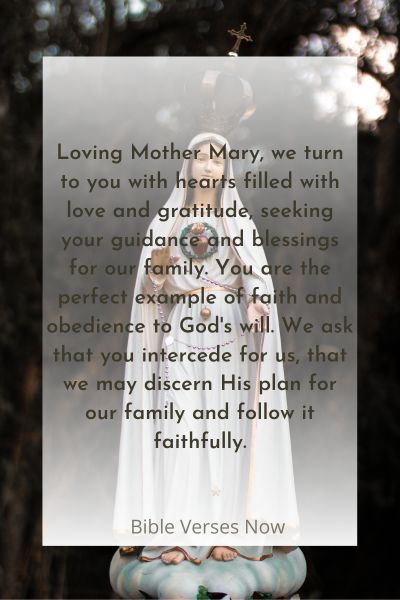 Seeking Mother Marys Guidance and Blessings for Our Family