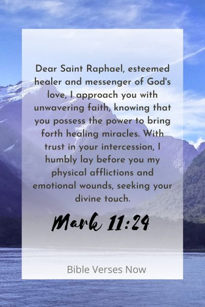 Seeking Saint Raphael's Healing Touch Prayer of Faith