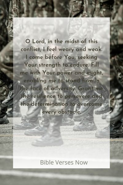 Seeking Strength in the Midst of Conflict