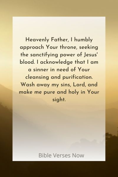 Seeking the Sanctifying Shield of Jesus' Blood
