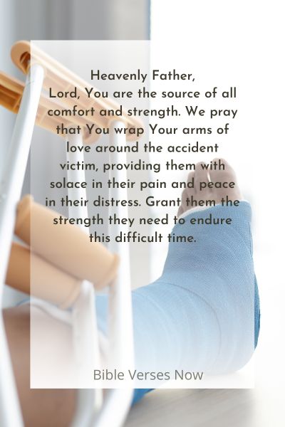 Short Prayer For Accident Victim
