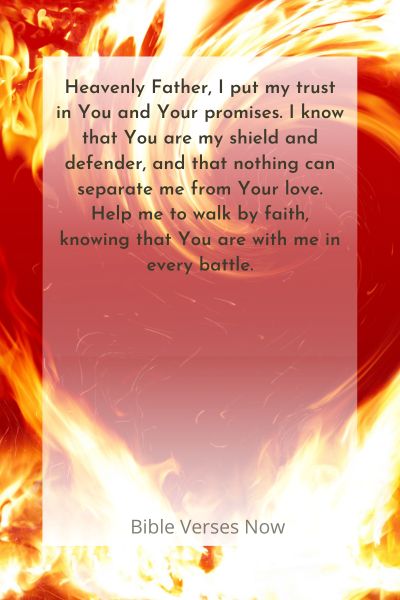 The Warrior's Trust in God's Promises