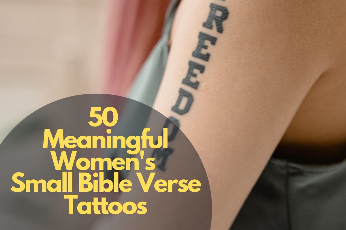 Meaningful Women's Small Bible Verse Tattoos