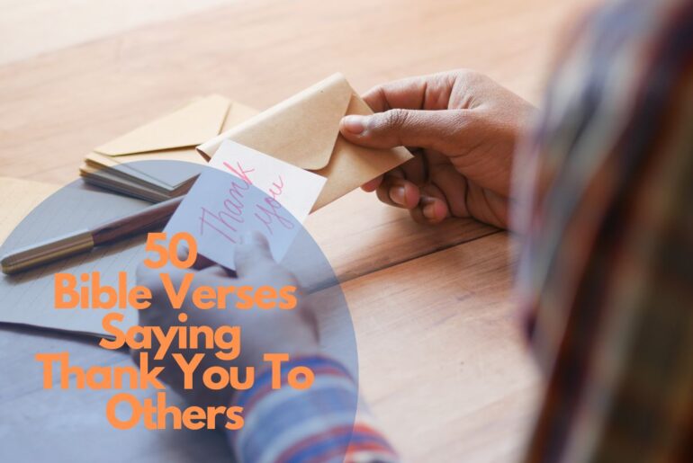50 Bible Verses Saying Thank You To Others