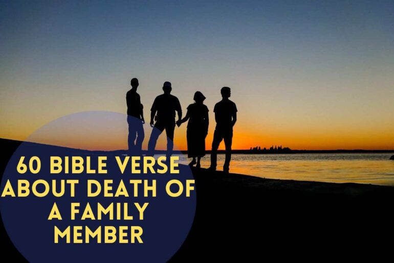 Bible Verse About Death Of A Family Member