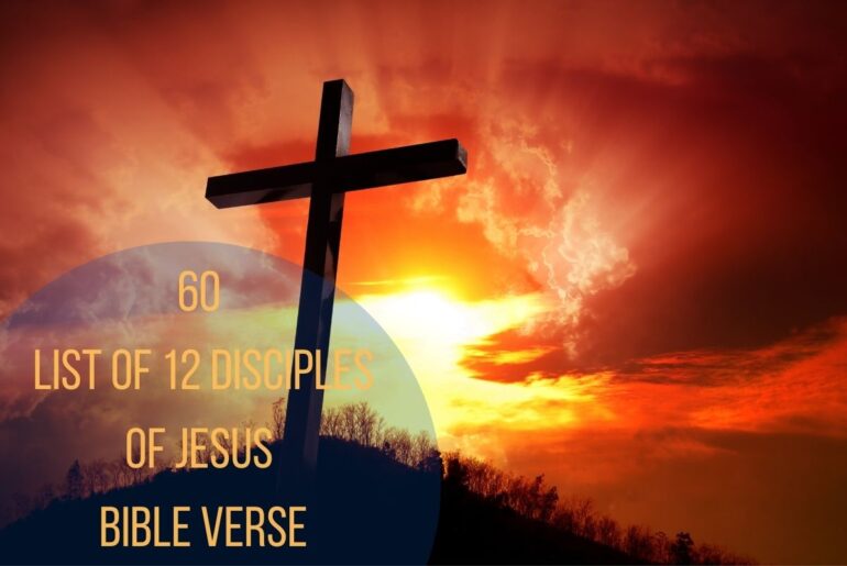 60 List Of 12 Disciples Of Jesus Bible Verse