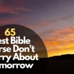 Bible Verse Don't Worry About Tomorrow