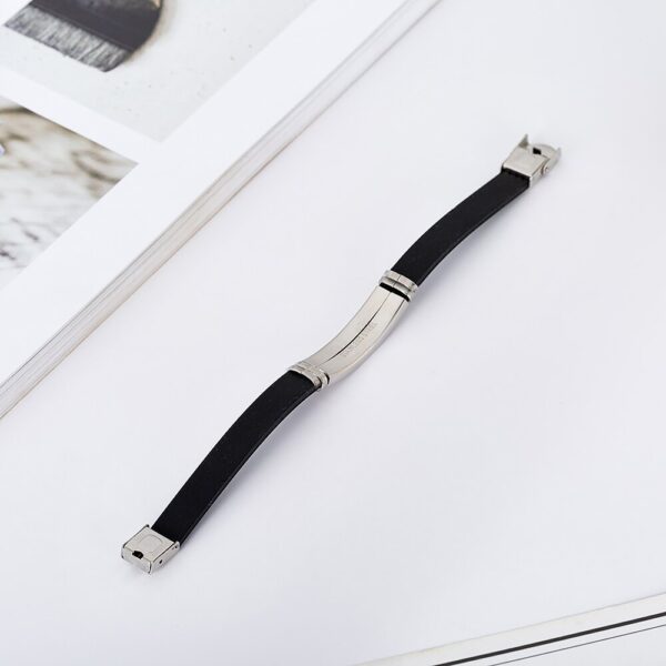 Hot Selling Quote Religious Jesus Inspirational Christian Scripture Bible Verse Faith Leather Bracelets For Men Stainless 1