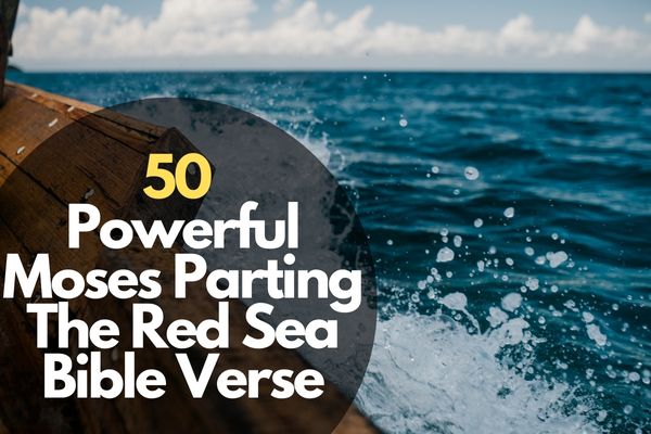 Moses Parting The Red Sea Bible Verse