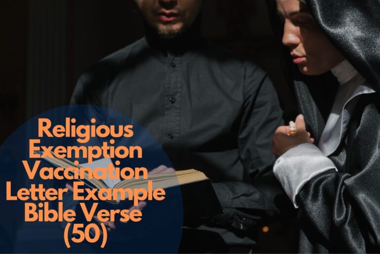 Religious Exemption Vaccination Letter Example Bible Verse (50)
