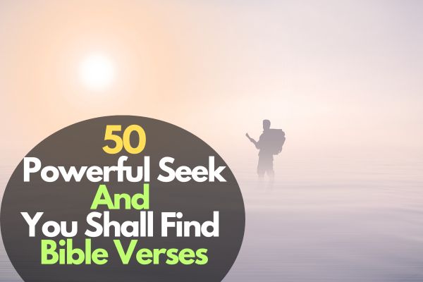 Seek And You Shall Find Bible Verses
