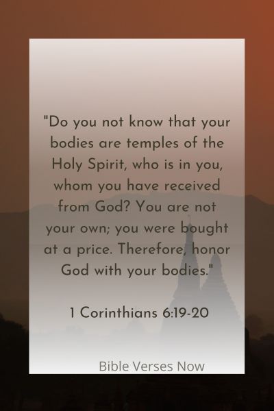 My Body Is A Temple Bible Verses