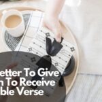 it is better to give than to receive bible verse