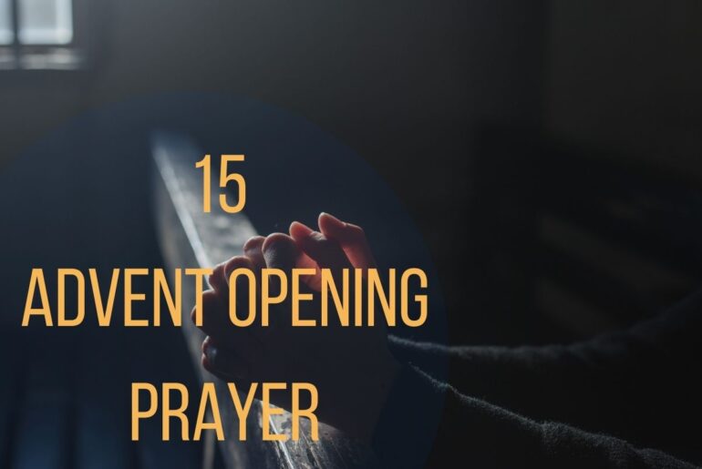 15 Advent Opening Prayer