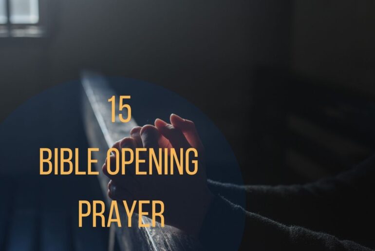 15 Bible Opening Prayer