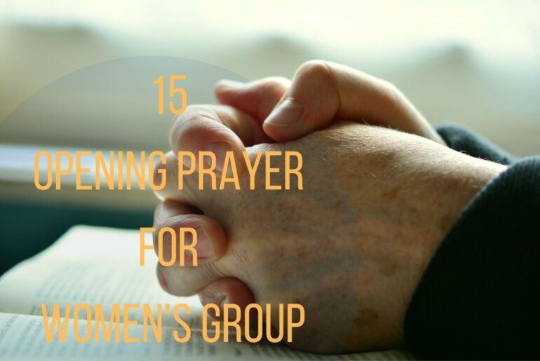 15 Opening Prayer For Women's Group