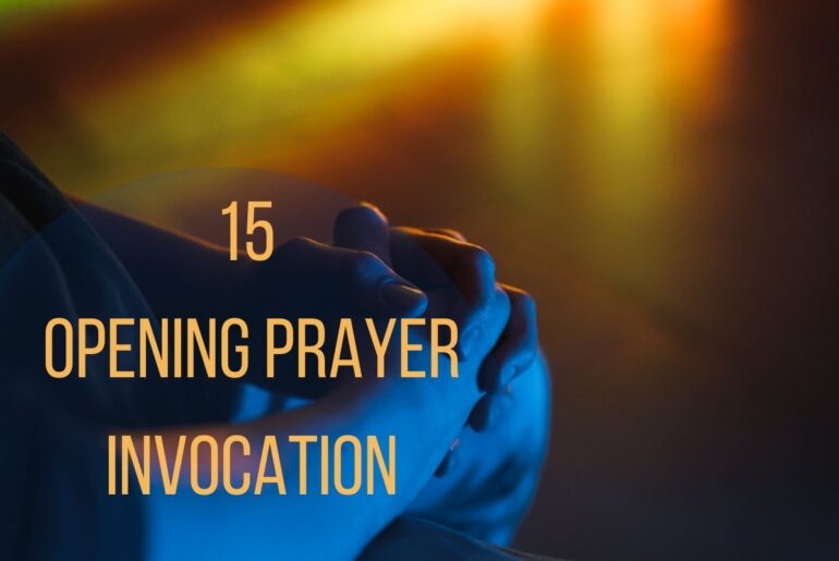 15 Opening Prayer Invocation