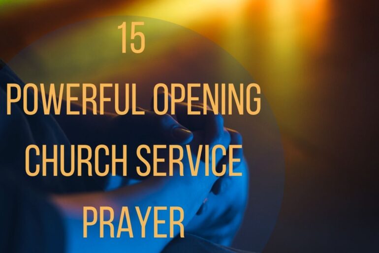 15 Powerful Opening Church Service Prayer
