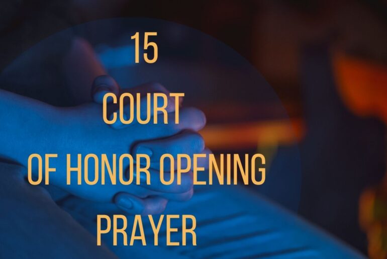15 court of honor opening prayer