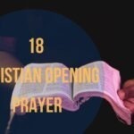 18 Christian Opening Prayer