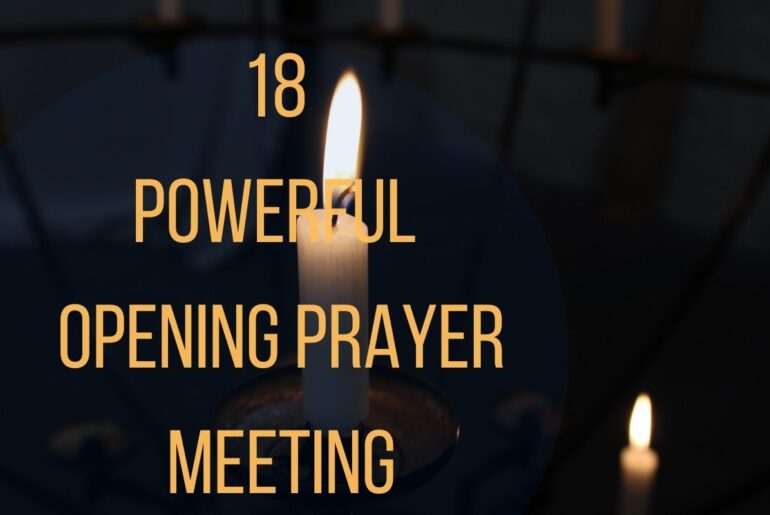 18 Powerful Opening Prayer Meeting