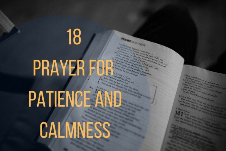 Prayers for Patience And Calmness